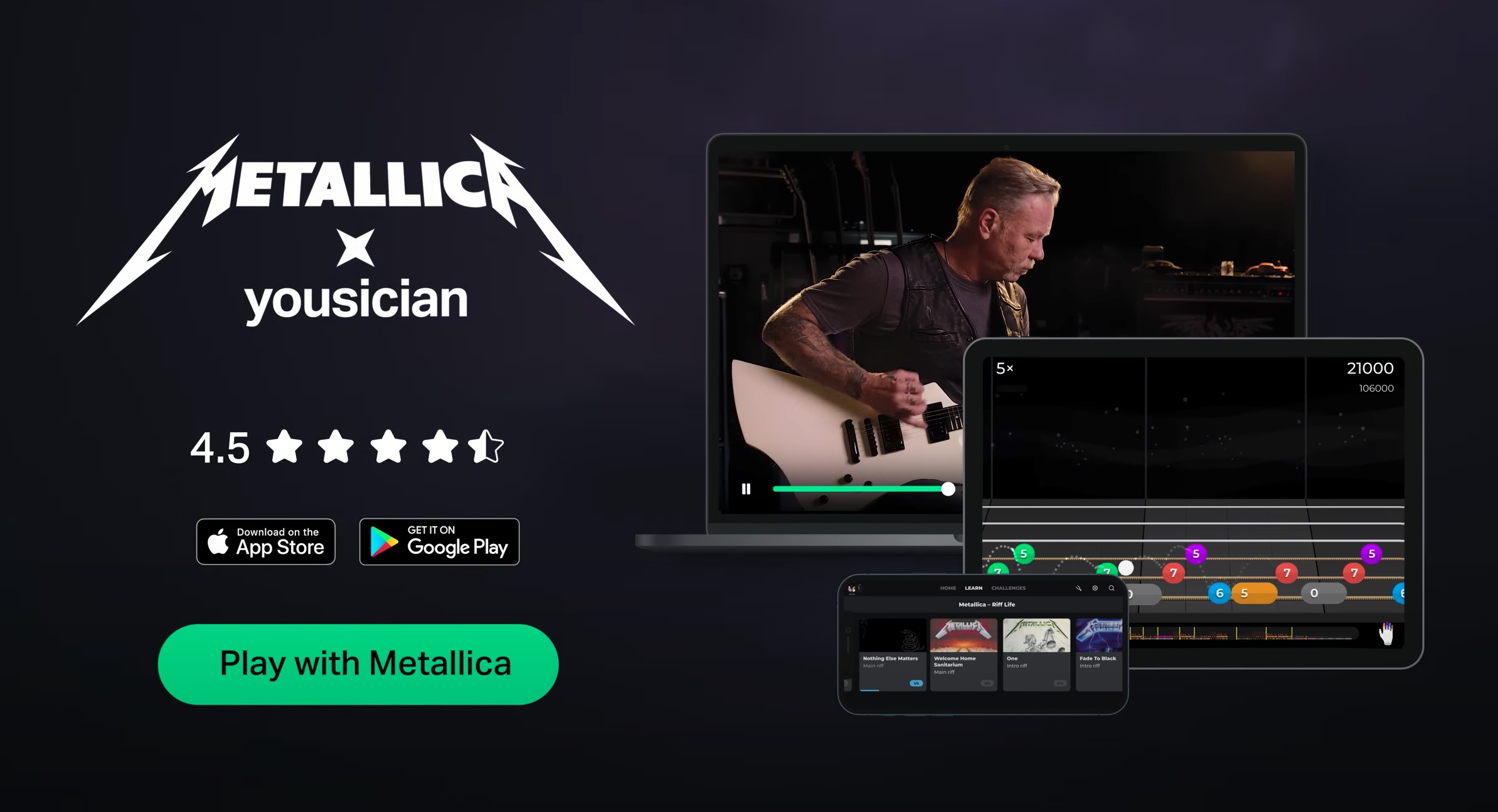 Metallica x Yousician